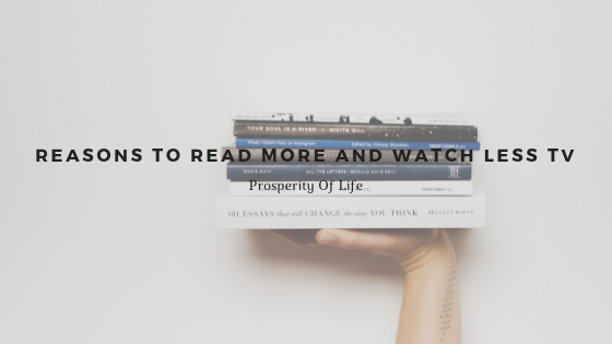 Reasons to Read More and Watch Less TV